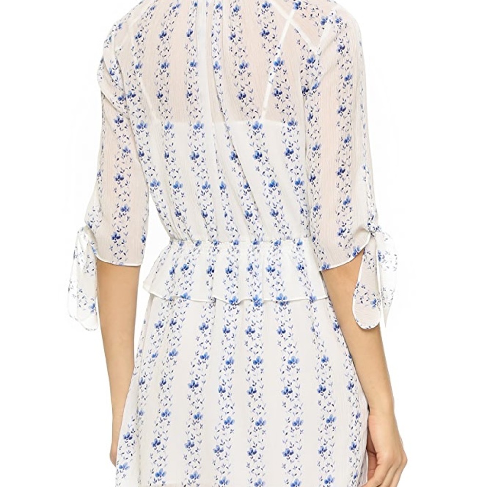 club monaco ayuek silk floral crepe dress 2 $229 - Picture 4 of 10